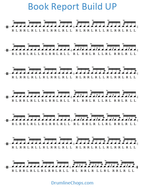 Snare drum rudiments book reports